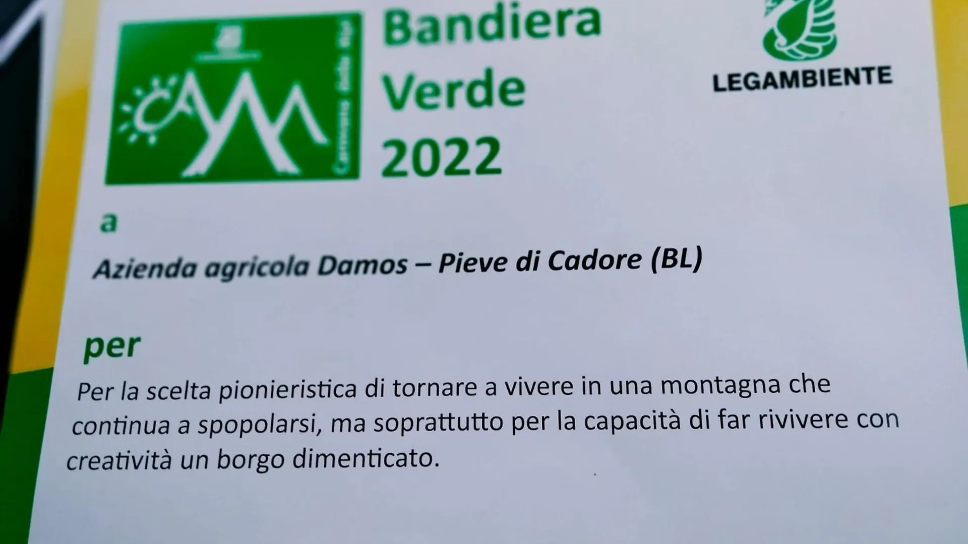 Farm stay Agriturismo Borgo Damos Valle di Cadore Italy